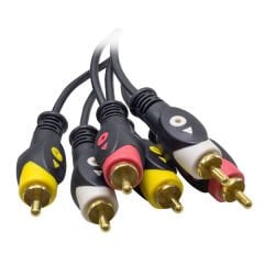 G-501CC 3 RCA 3 RCA 5 Metre Kablo