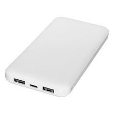 Asonic AS-P10 10000mAh Micro+Type-C+USB Beyaz Taşınabilir Pil Şarj Cihazı Powerbank (F-49)