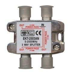E-335B 3'lü Anten Splitter Powerpass