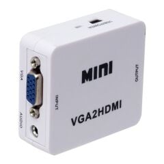 POWERMASTER PM-18698 VGA TO HDMI SES ÇIKIŞLI MİNİ MODEL DÖNÜŞTÜRÜCÜ (D-46)