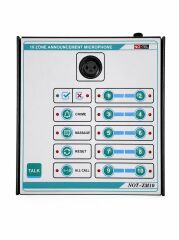 NOTEL NOT CP10+ZM10 10 Bölgeli Acil Mesaj Üniteli Anons Kontrol Ünitesi