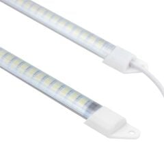 Powermaster 220V-12W Anahtarlı 80-90 Lümen 72 Led 60 Cm Şeffaf Kasa Seyyar Çubuk Led PWR-6930