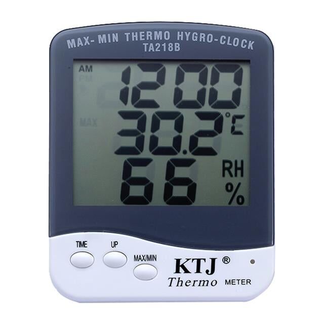 PowerMaster PM-6233 Termometre Oda Tipi Ekranlı Sıcaklık ve Nem Ölçer - Saat Özellikli