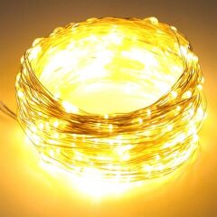Powermaster PM-37723 USB Girişli Uzaktan Kumandalı 30 Metre 8 Modlu Günışığı Dekoratif Yılbaşı - Peri Led Işık