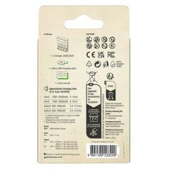 GP Recyko B441 Usb 4 lü AA - AAA Pil Şarj Cihazı (GPACSB44103 GPB441R21-2GTLB1)