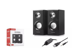 HADRON HD-6052 BİLGİSAYAR HOPARLÖRÜ 1.1 7.5*9.4*14.8CM SİYAH