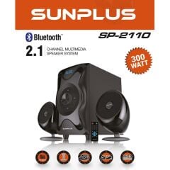 Sunplus Sp-2110 Ses Sistemi 2+1 Bluetooth Usb/sd/fm 300w Kumanda