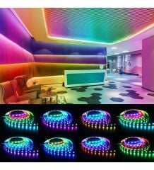 Sprange Sp-ld10 Silikonlu Kumandalı 10 Metre Usb Rgb Şerit Led