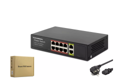 HADRON HD-G08 POE SWITCH 2UPLINK 8+2 10/100/1000 MBPS 8PORT