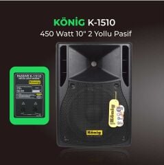 KÖNİG K-1510 10'' 450W PASİF KABİN
