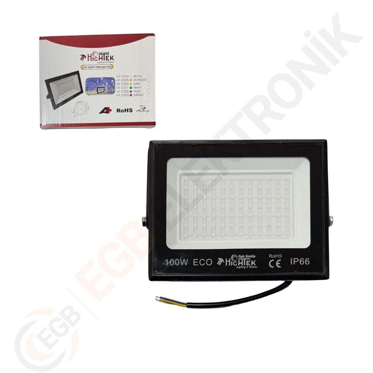 HIGHTEK 100W Ipad Kasa Projektör - Mavi HT-0327