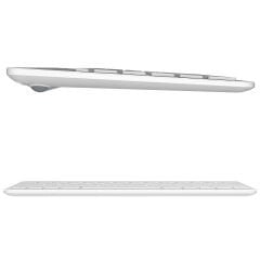 LENOVO LECOO BK100 BLUETOOTH V3.0 ŞARJ EDİLEBİLİR KABLOSUZ BEYAZ TÜRKÇE Q KLAVYE