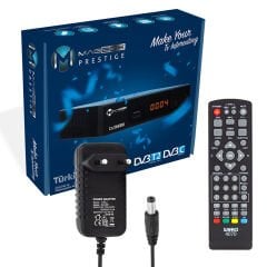 MAGBOX PRESTİGE DVB-T2/C FULL HD YOUTUBE'LU MİNİ KARASAL UYDU ALICISI (HDMI+SCART)