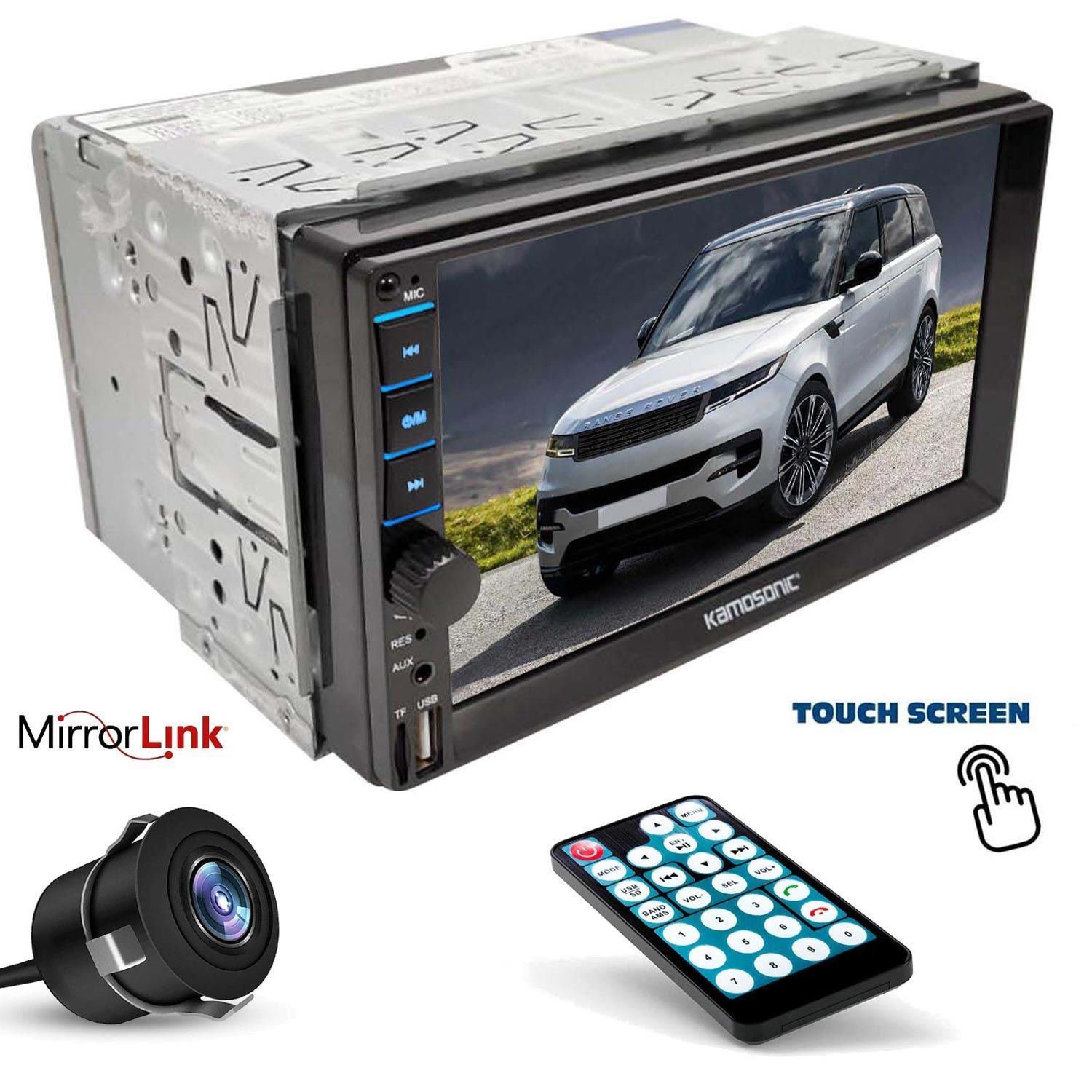 KAMOSONIC KS-G755 Double Teyp 7'' 4x45 Watt Mirrorlink