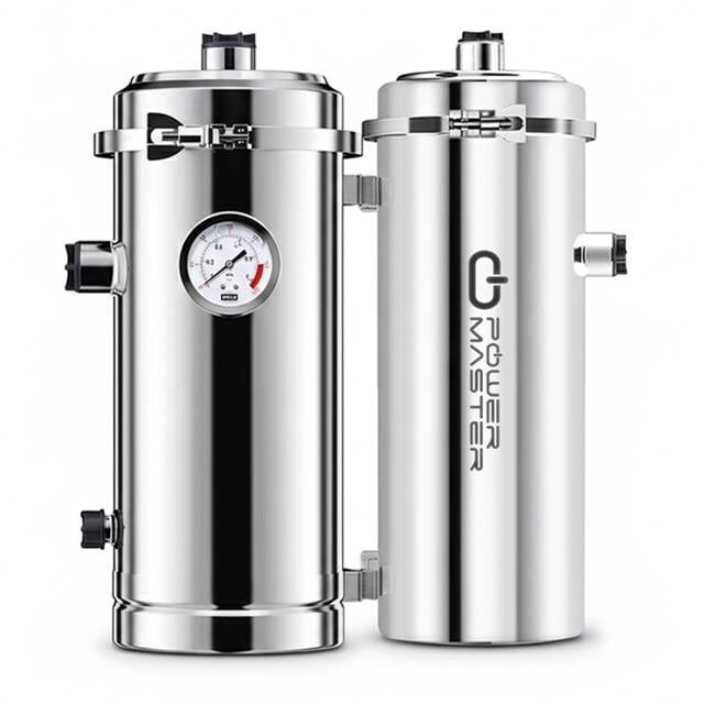 PowerMaster PM-28652 Ana Hat Su Arıtma Sistemi 3.000 L/Saat Paslanmaz Çelik Gövdeli Yıkanabilir UF-PVDF Filtreli