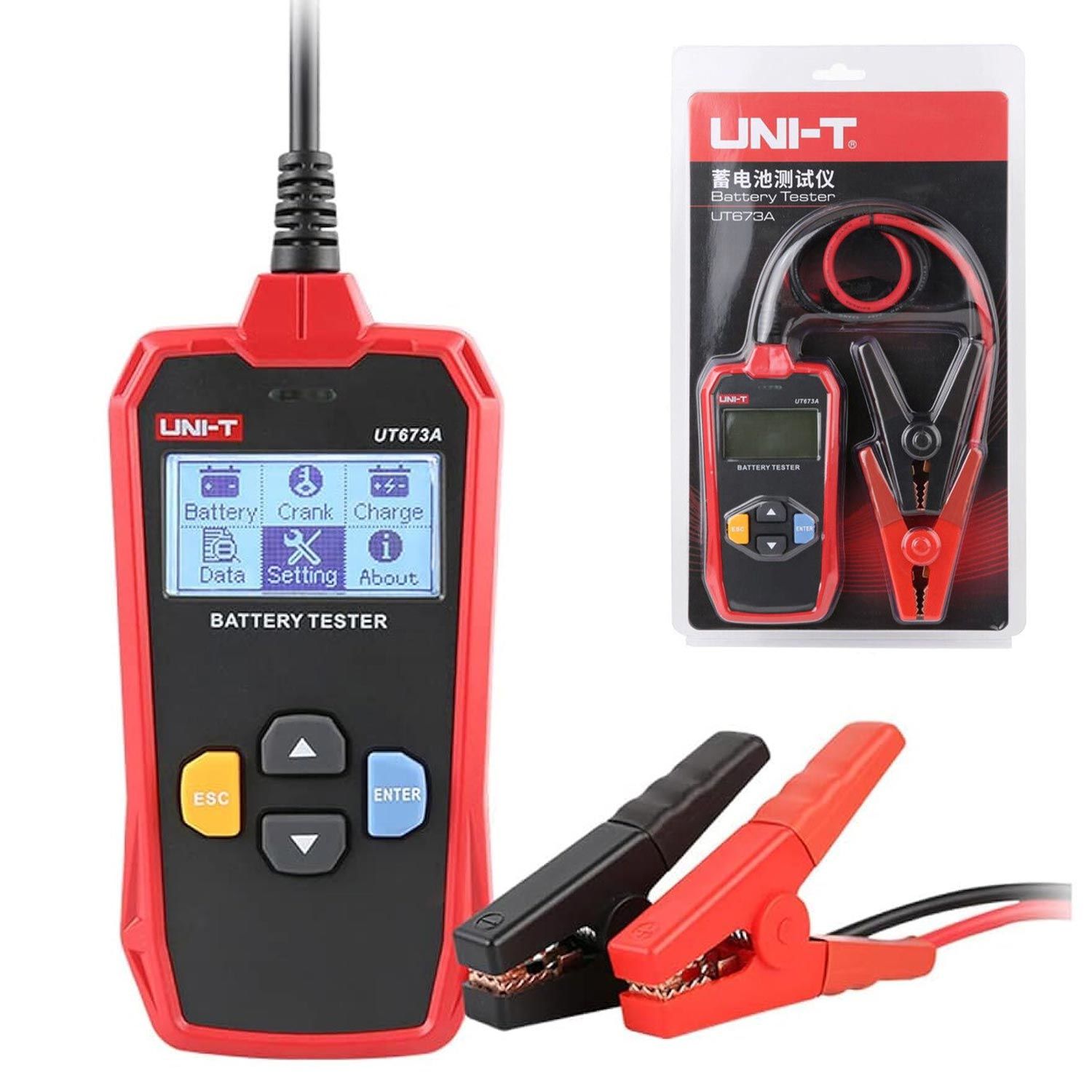 UNI-T UT673A Akü Test Cihazı Dijital 12-24 Volt