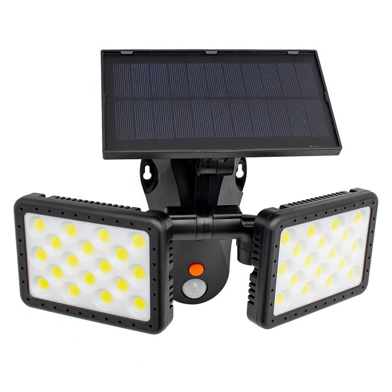 W770B SENSORLU 36 COB LEDLİ SOLAR AYDINLATMALI DUVAR LAMBASI POWERMASTER