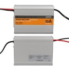 POWERMASTER MA-1210A 12 VOLT - 10 AMPER AKILLI HIZLI AKÜ ŞARJ CİHAZI ANALOG AMPER GÖSTERGELİ 125X90X55MM
