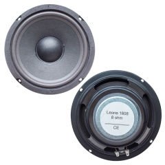LEONE 1608 16 CM 8 OHM TWEETERSIZ TEKLİ METAL ÇERÇEVELİ HOPARLÖR (BASS HOPARLÖR)