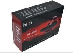 Hi-Fi HF-69AB 6x9 600 Watt Max Power+100 Watt Rms Mavi Platinium Oval Midrage