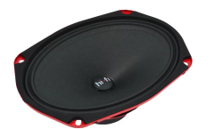 Hi-Fi HF-69AB 6x9 600 Watt Max Power+100 Watt Rms Mavi Platinium Oval Midrage