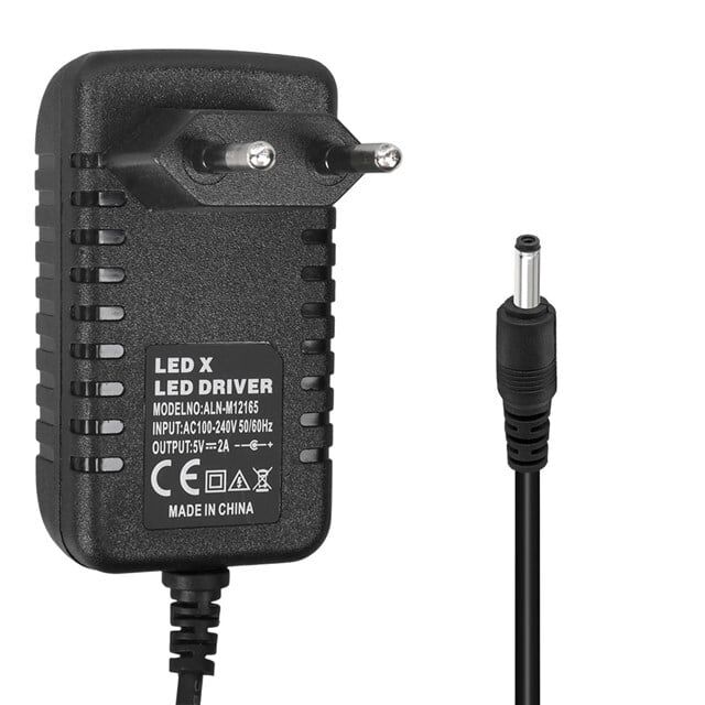 Powermaster PM-31667 5 Volt - 2 Amper 3.5*1.35 Mm Uçlu Plastik Kasa Priz Tipi Adaptör (Android Box İçin)