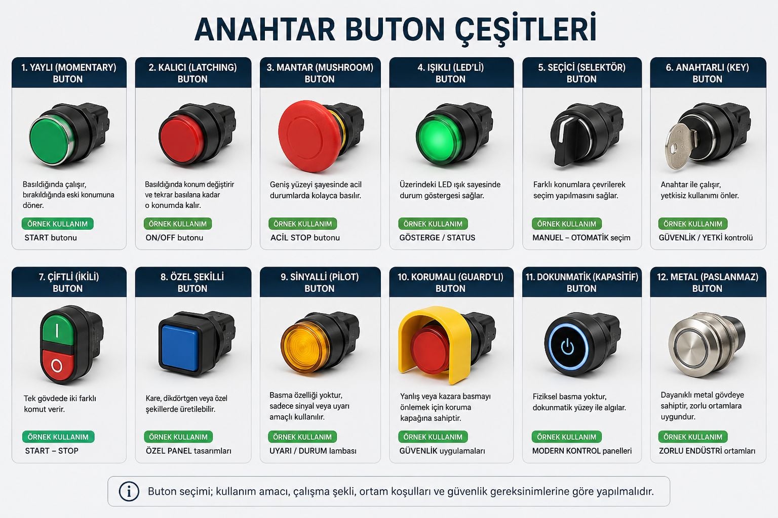 ANAHTAR BUTONLAR